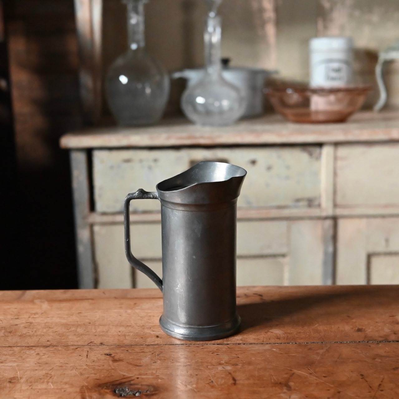 Pewter Measure Cup / ピューター メジャー カップ【A】〈 エタン・一輪挿し・店舗什器・食器・アンティーク・ヴィンテージ 〉113954