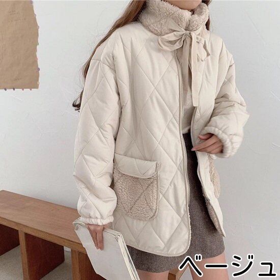 quilted jacket キルティングジャケットミドル丈サイズXL秋冬