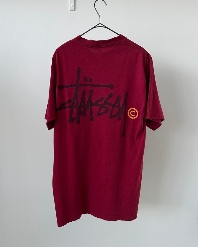 -Stussy- Vintage 80-90s L Print T-Shirt made in USA