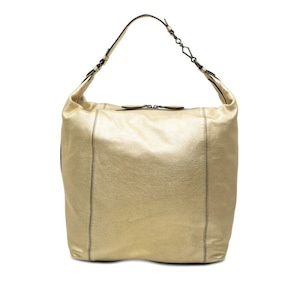 ボッテガヴェネタ ワンショルダーバッグ ゴールド レザー レディース BOTTEGAVENETA 【中古】