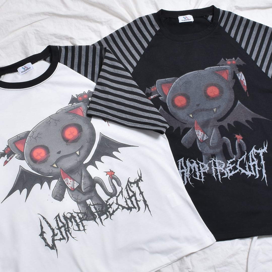 VampireCatラグランTシャツ | VOLCAN&APHRODITE 公式通販