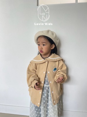 【Lovin'】セーラージャンパー 80〜130cm クリーム