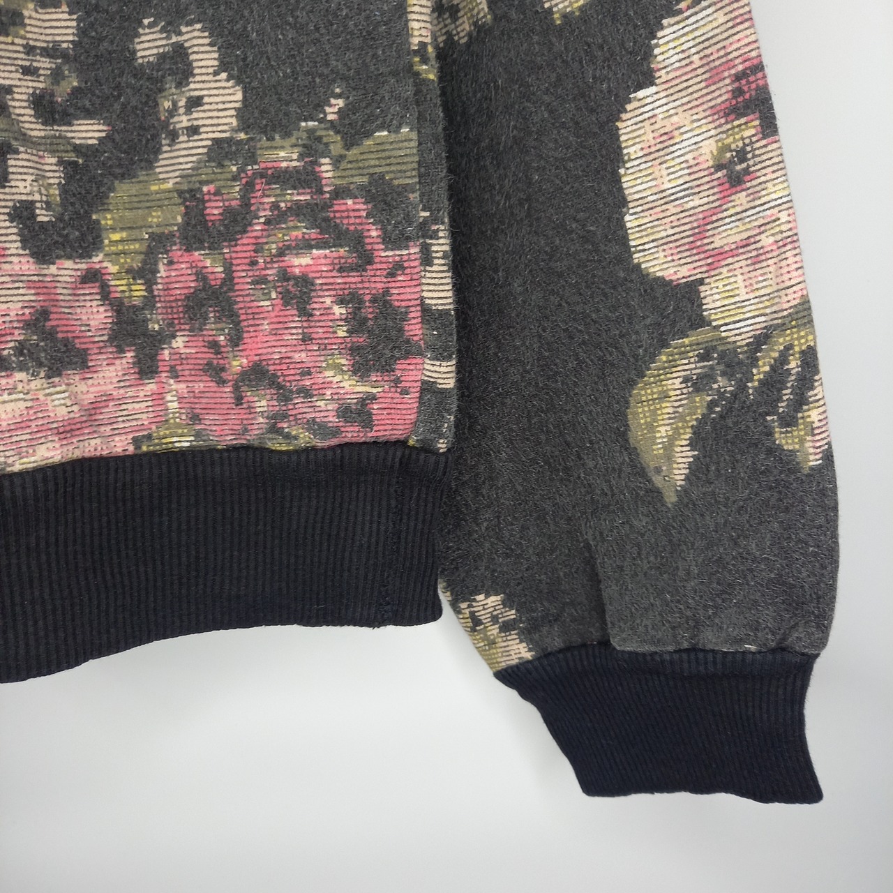 アメリカ製　21MEN　クルーネック　スウェット　トレーナー　花柄　S