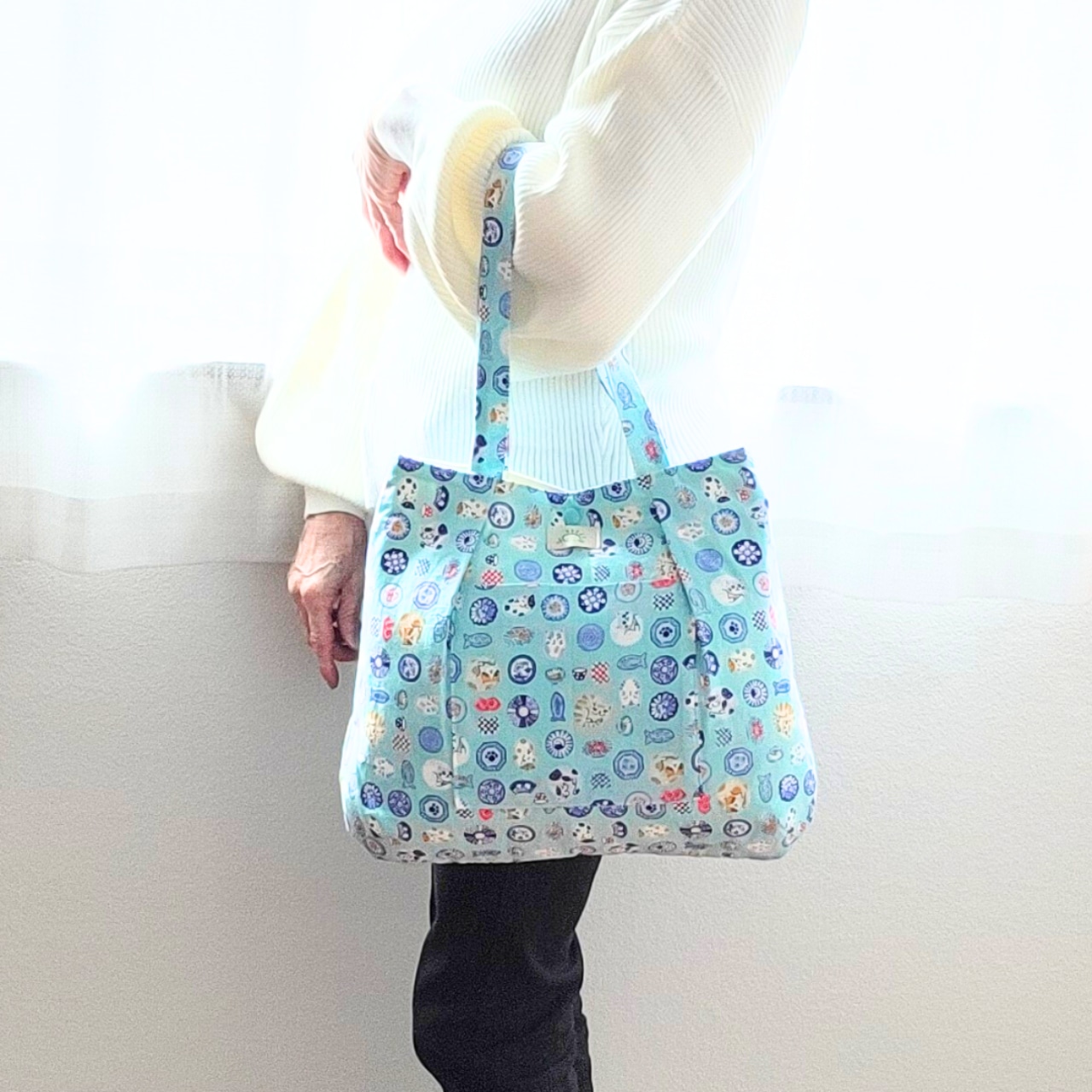 和陶器の中猫(ライトブルー)の画像08