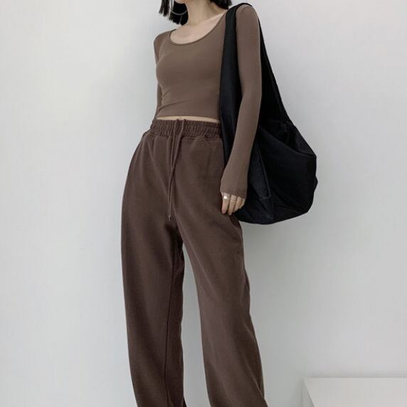 ★WIDE LOOSE SWEATPANTS　☝04003