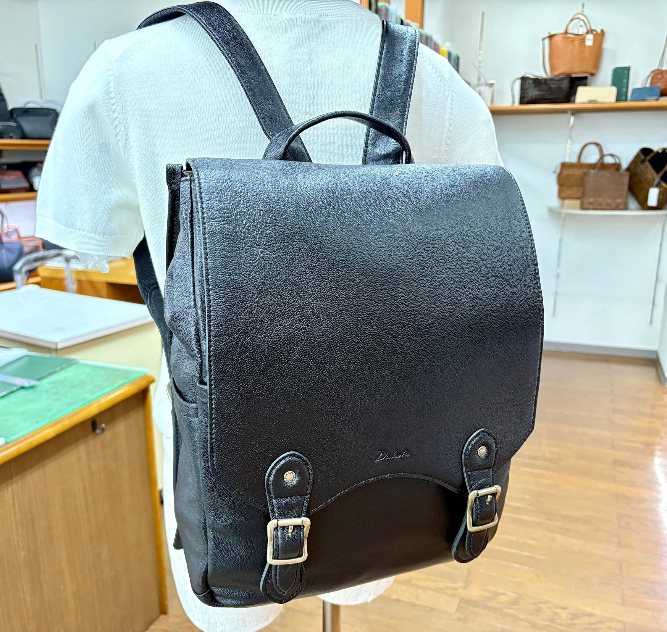 美◇GUCCI グッチ ジャッキー A4対応 オールレザートート バッグ黒