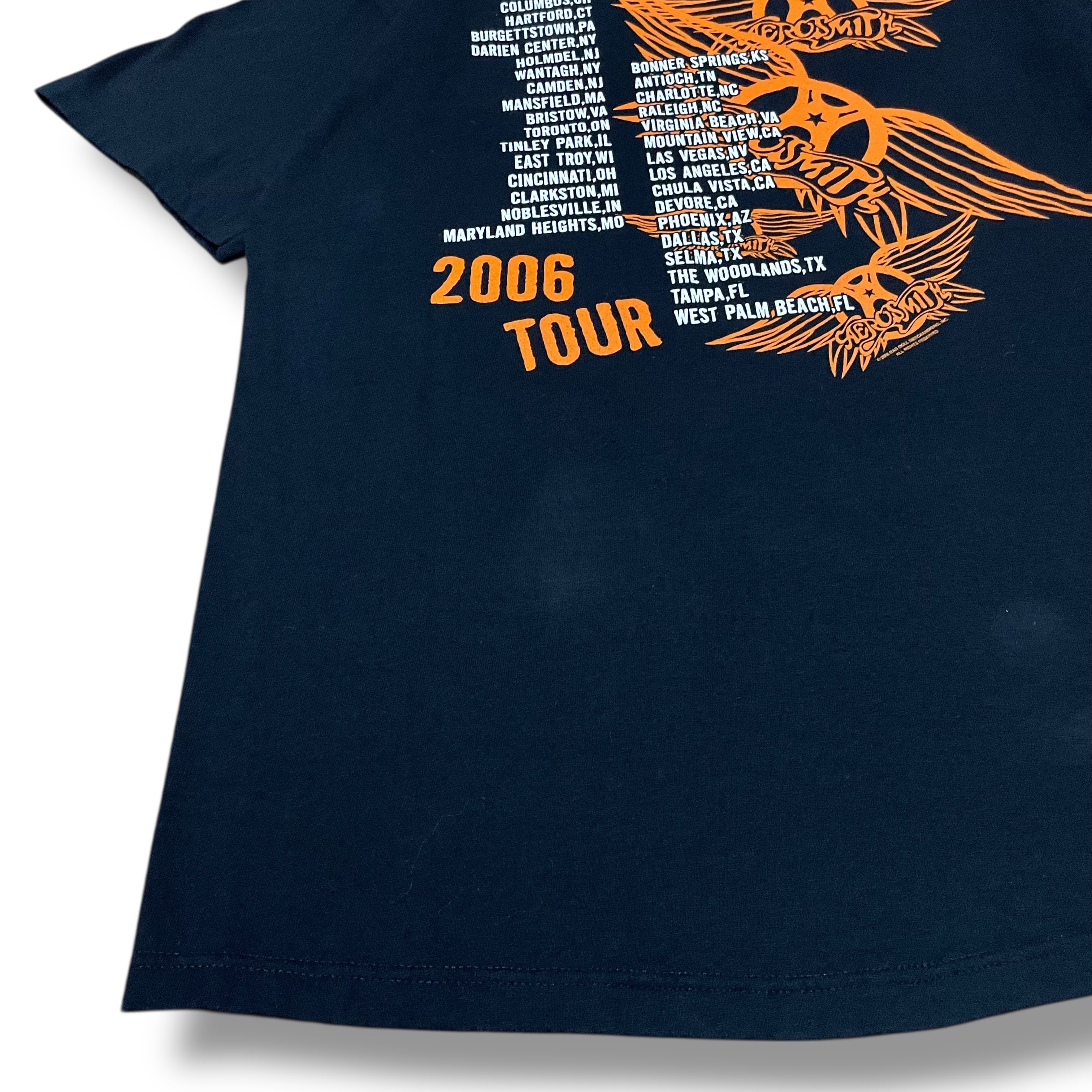 L】【00年代】Aerosmith エアロスミス 2006年ツアー ツアーTシャツ