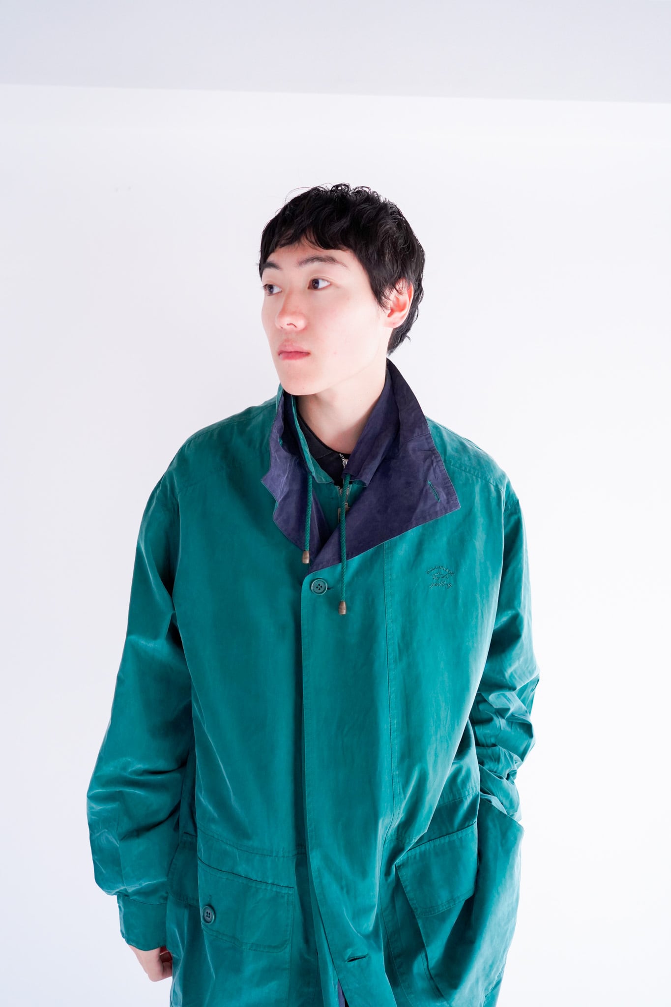 【1990s】"Paul & Shark, Made in Italy "Silk Shell Sailing Jacket / 5-413