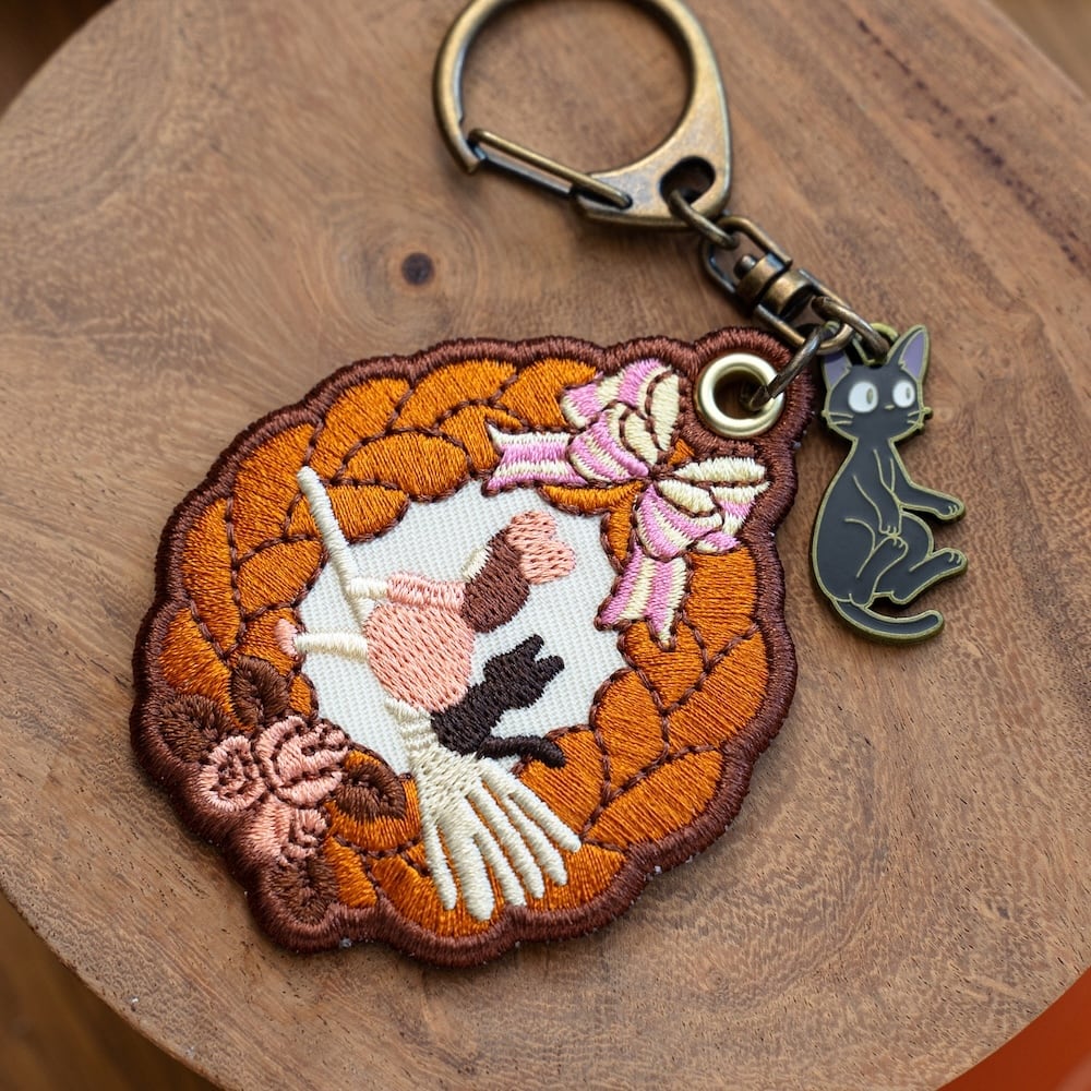 魔女の宅急便 刺繍キーホルダー(1334)