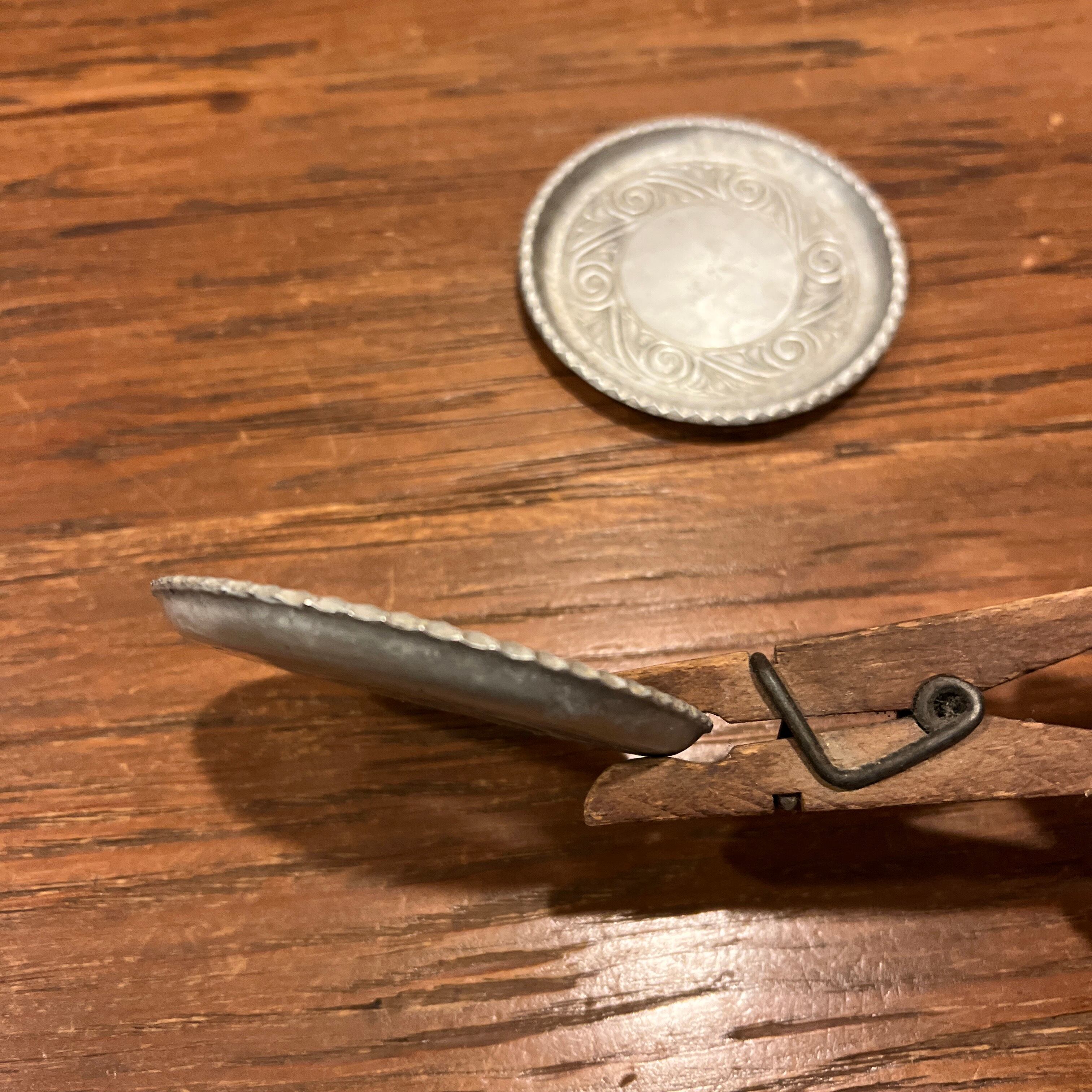 アルミのコースター ヴィンテージ 2枚セット