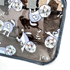 スパバッグ（グレー：仕事猫）