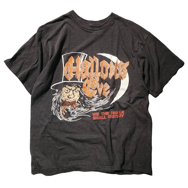 80's "Hallows Eve" world tour 86-87 Tee 【DW130】