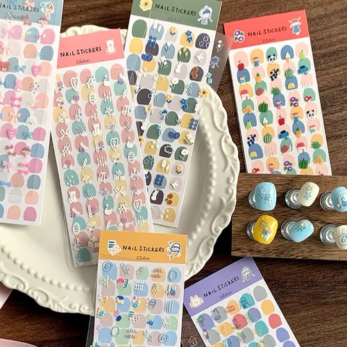 新作予約☆MO1044｜Molinta【阿卓指甲贴】ネイルシール　全6種
