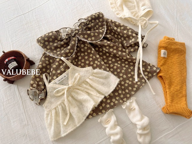 【予約/特典】valu bebe / Color flower golden dress