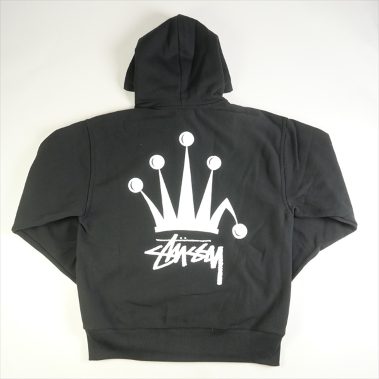 Size【M】 STUSSY ステューシー 24SS REGAL CROWN ZIP HOODIE BLACK 