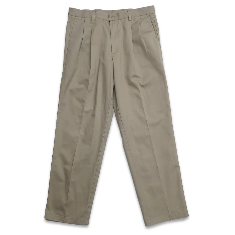 00s DOCKERSドッカーズ ツータックスラックス ベージュ W32 L30 00's Dockers PREMIUM Slacks Pants Brown W32 ドッカーズ プレミアム パンツ