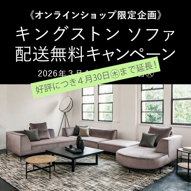 配送無料4/30まで》キングストン ソファ ロングカウチ Cランク 