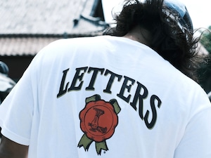 【ホワイト】letters sawing machine オリジナルTシャツ※数量限定