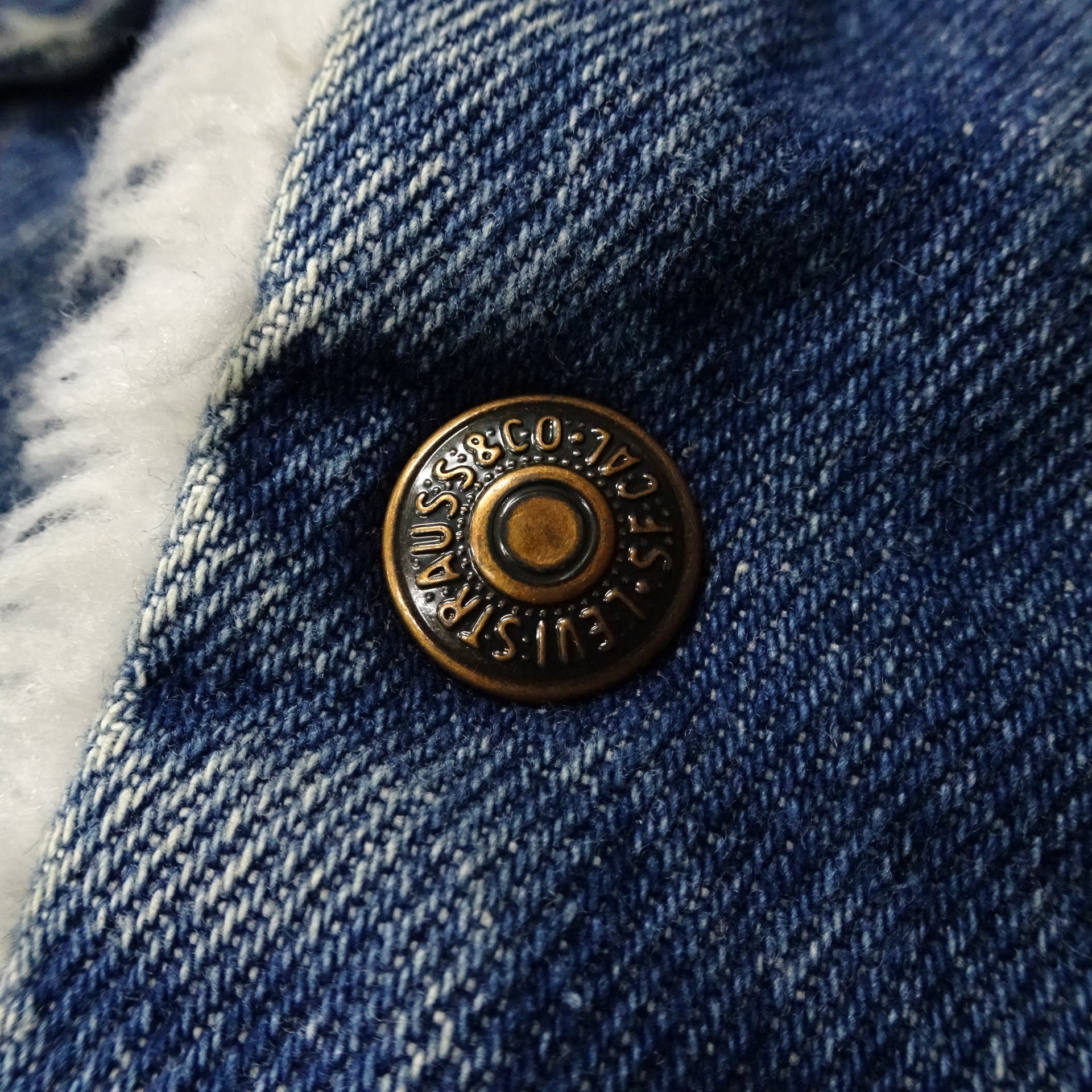 80s USA製 Levi's リーバイス 70609 ボアデニムジャケット 870工場 80