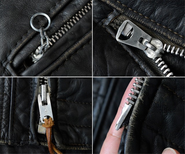 70s SCHOTT CHP MOTORCYCLE JACKET 40