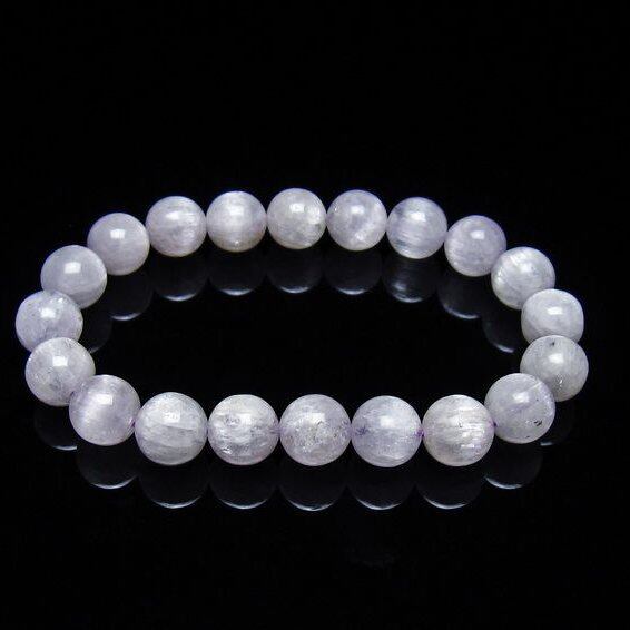 クンツァイト ブレスレット 10mm 一点物 メール便可 [M便 1/10] 111-40628