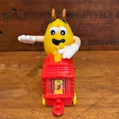 M&M's クリスマス・トレイン・トッパー サーカストレイン 列車 機関車 イエロー ミールトイ エムアンドエムズ MU-306