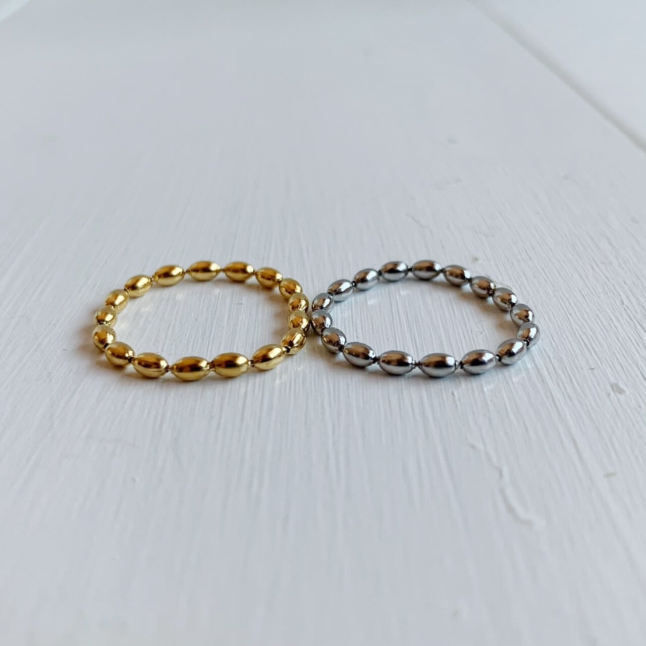 ［サージカルステンレス］OVAL CHAIN RING