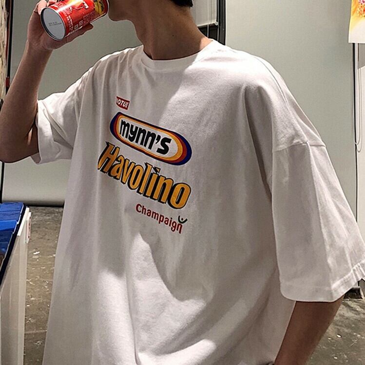 全3色 Tシャツ カットソー プリント カジュアル シンプル