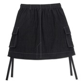 STRAP CARGO SKIRTS_BLACK