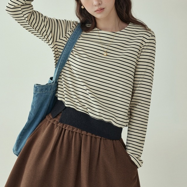 slit hem border cutsew