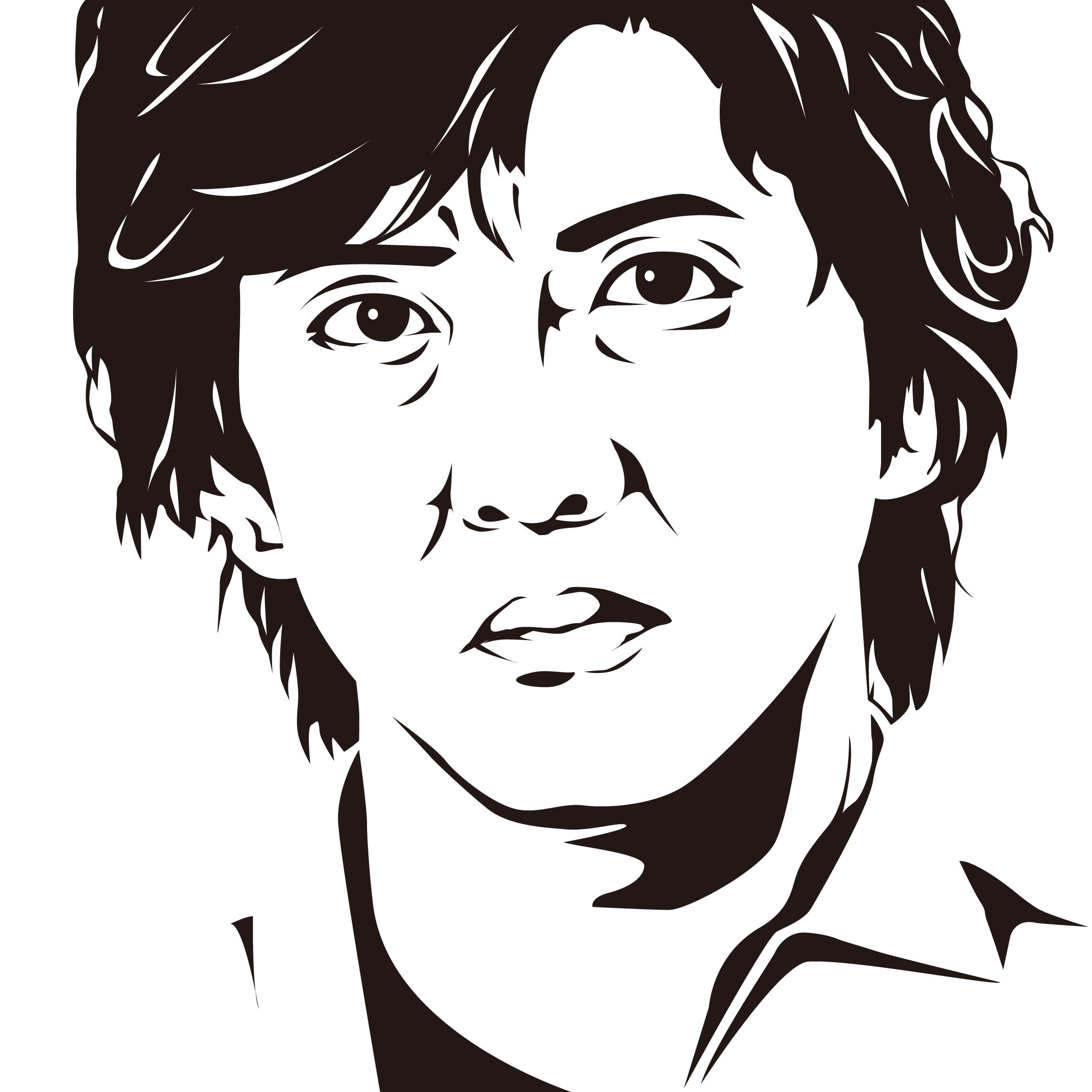 ひと味違う自己紹介」似顔絵シルエット描きます。 | reolabo