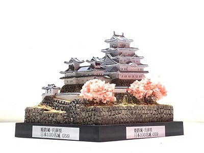 ☆完成品 京都御所 ケース付き ミニ24サイズ 日本の寺 世界遺産 神社