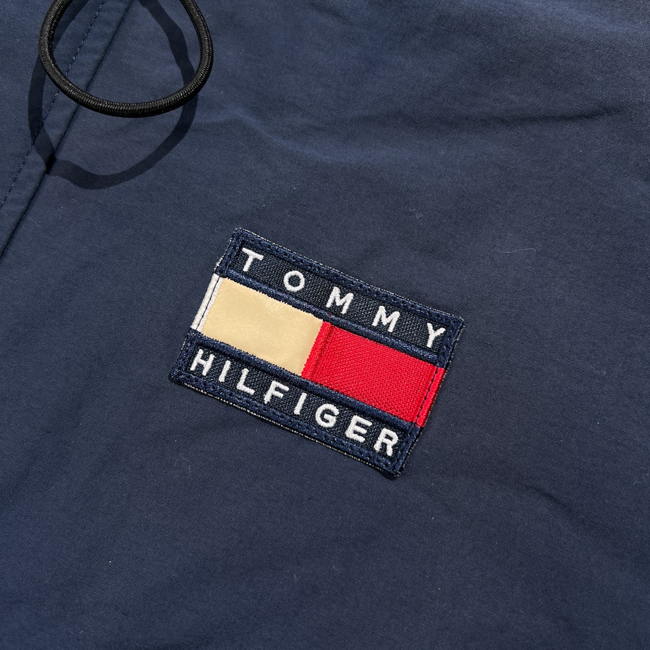 90s TOMMY HILFIGER トミーヒルフィガー セーリングジャケット サイズ XL /ビンテージ ネイビー系 ストリート マウンテンパーカー
