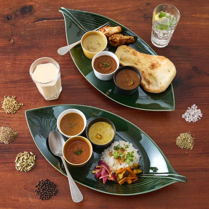 leafy(リーフィ)48cmプレート カフェ食器 エスニック食器【日本製】