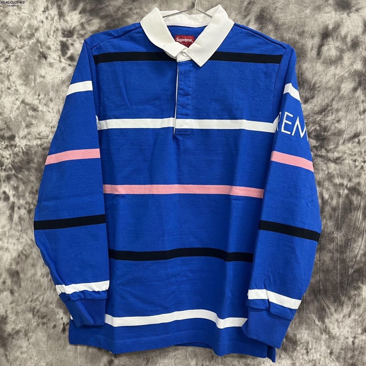 Supreme/シュプリーム【16AW】Striped Rugby/ストライプ ラガーシャツ