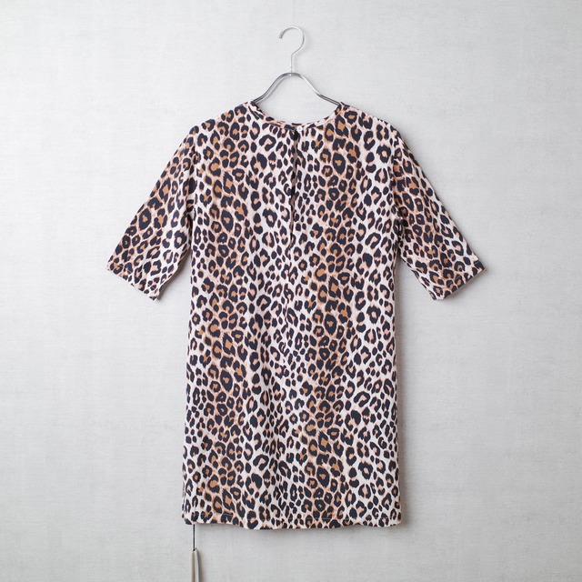 [NEW] LI HUA(ﾘｰﾌｧ)	LEOPARD SILK S/S PULLOVER E0E-7720-A