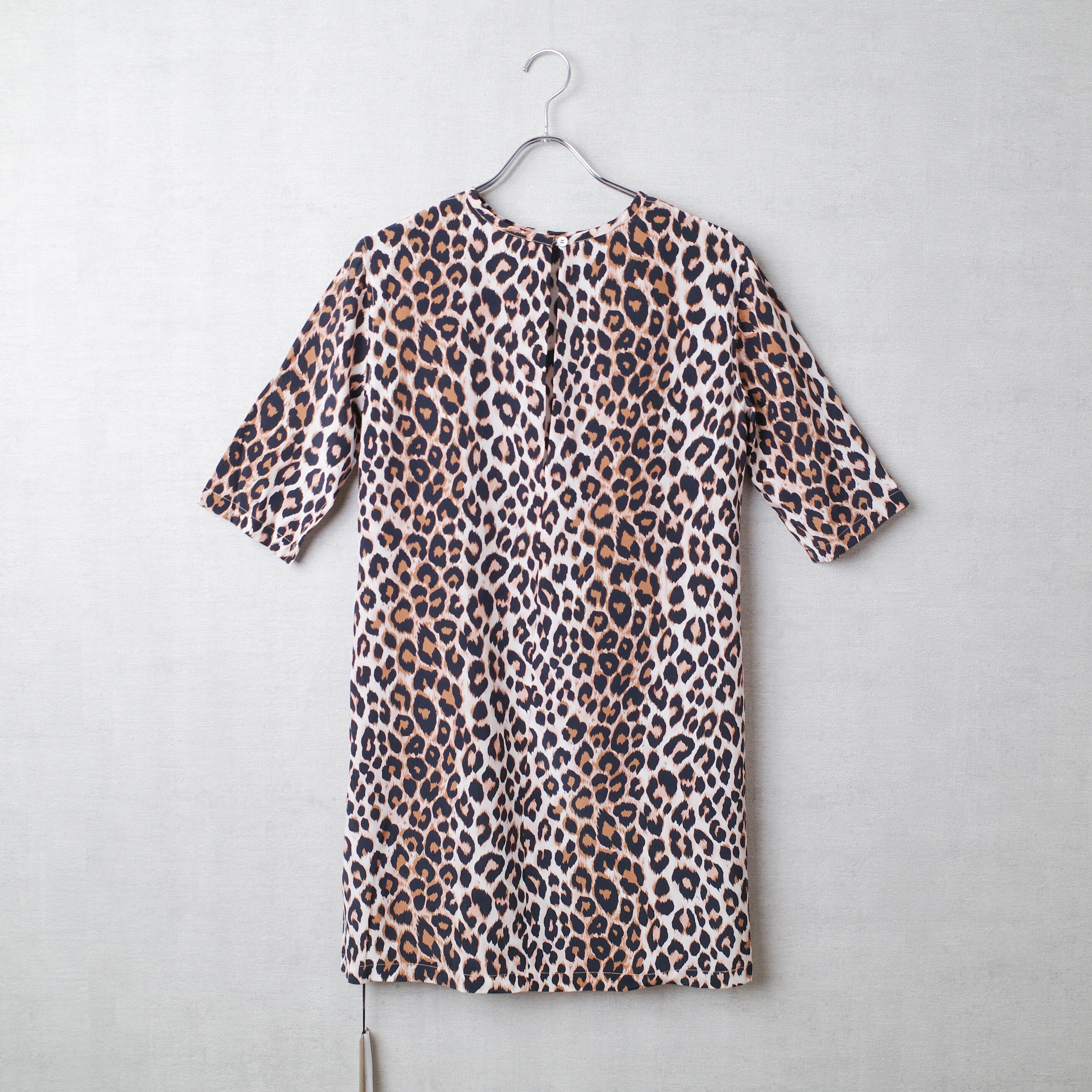 [NEW] LI HUA(ﾘｰﾌｧ)	LEOPARD SILK S/S PULLOVER E0E-7720-A