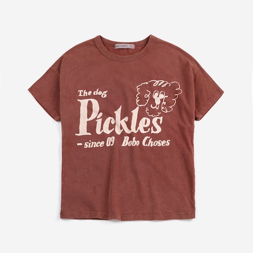 《BOBO CHOSES 2026SS》Pickles The Dog T-shirt / Brown / kids