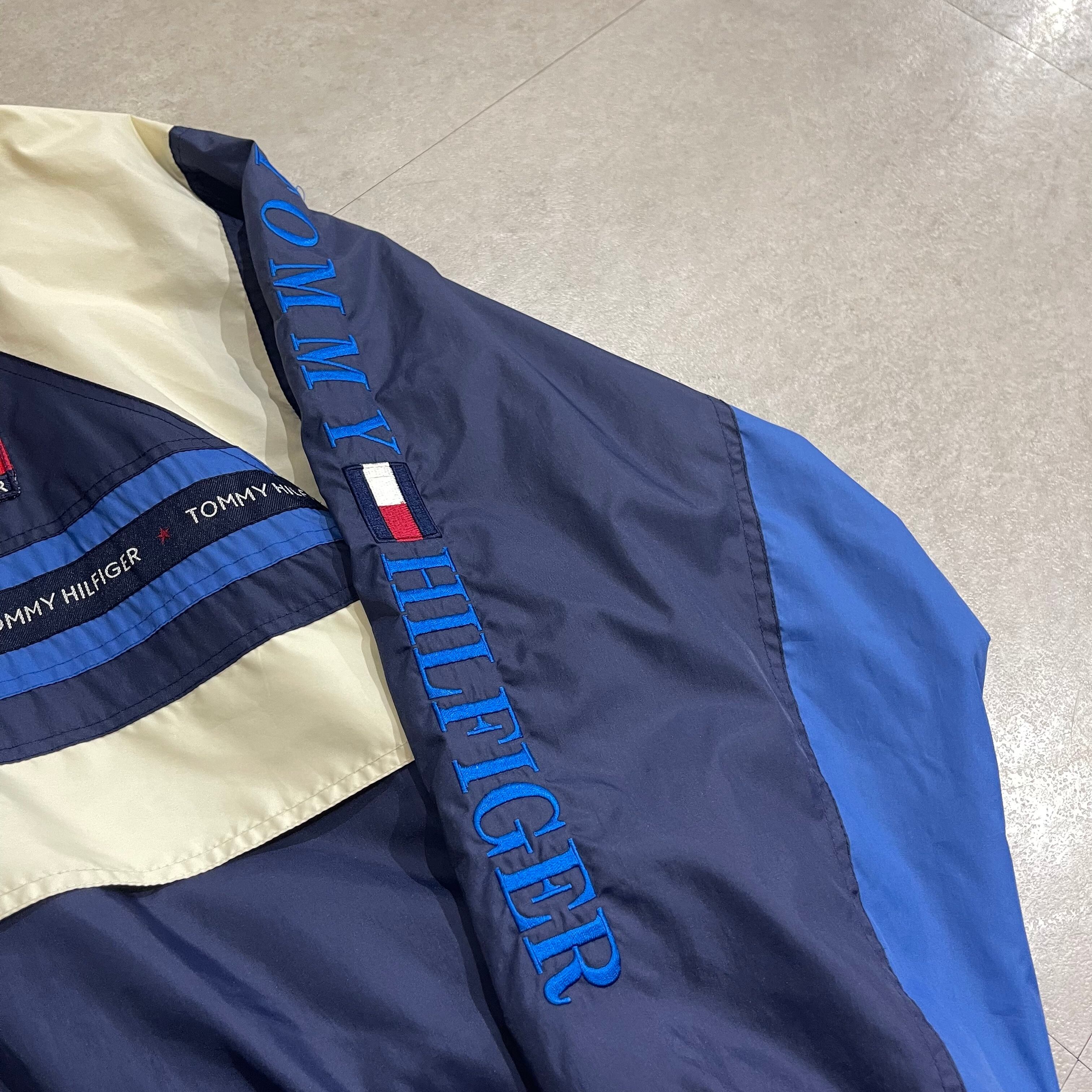 90年代 size:S【 TOMMY HILFIGER 】トミーヒルフィガー ナイロン