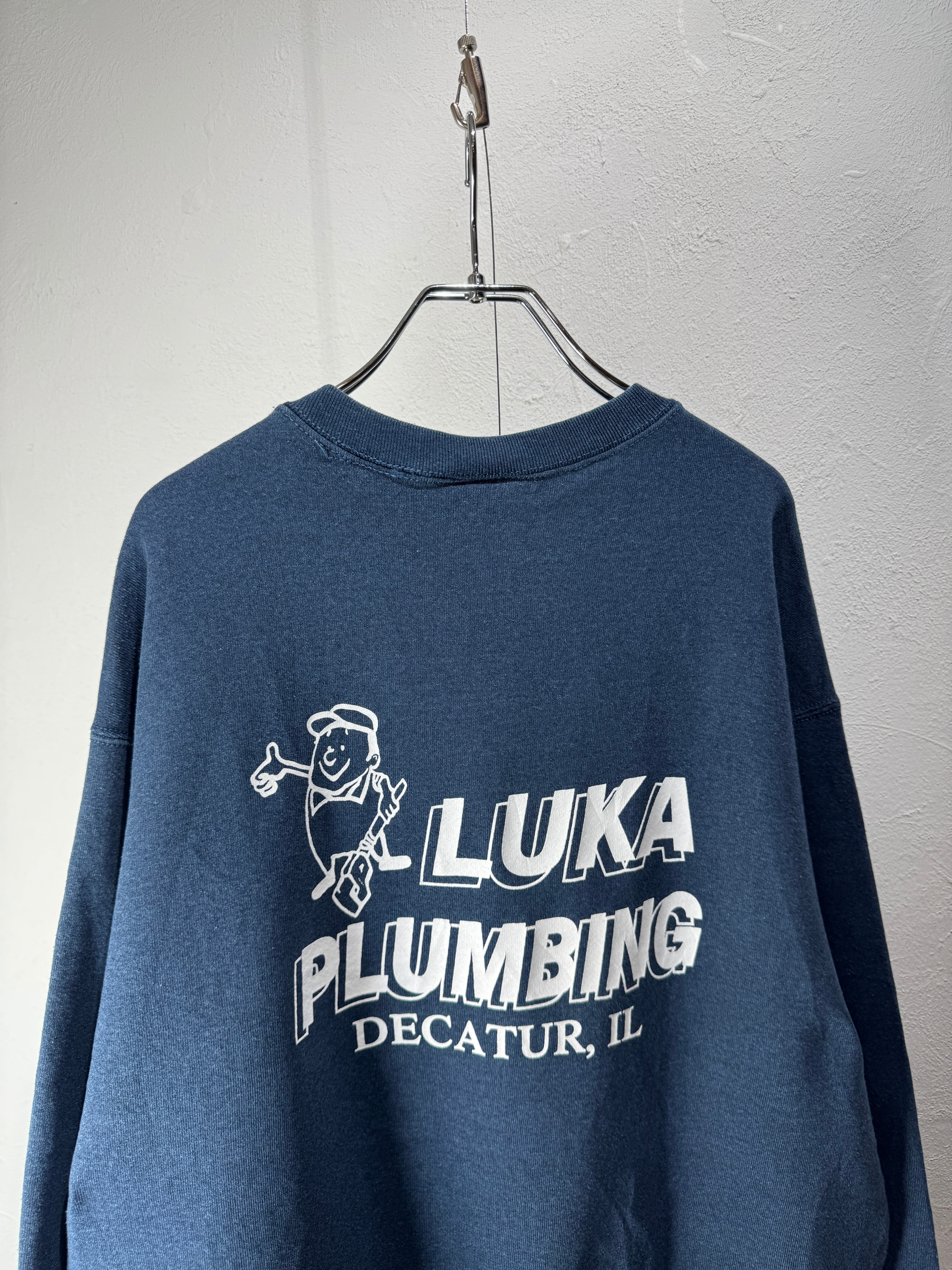90’s “LUKA PLUMBING” Company Logo Sweatshirt