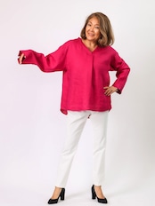 リネンゆったりブラウス(BRAHMIN)