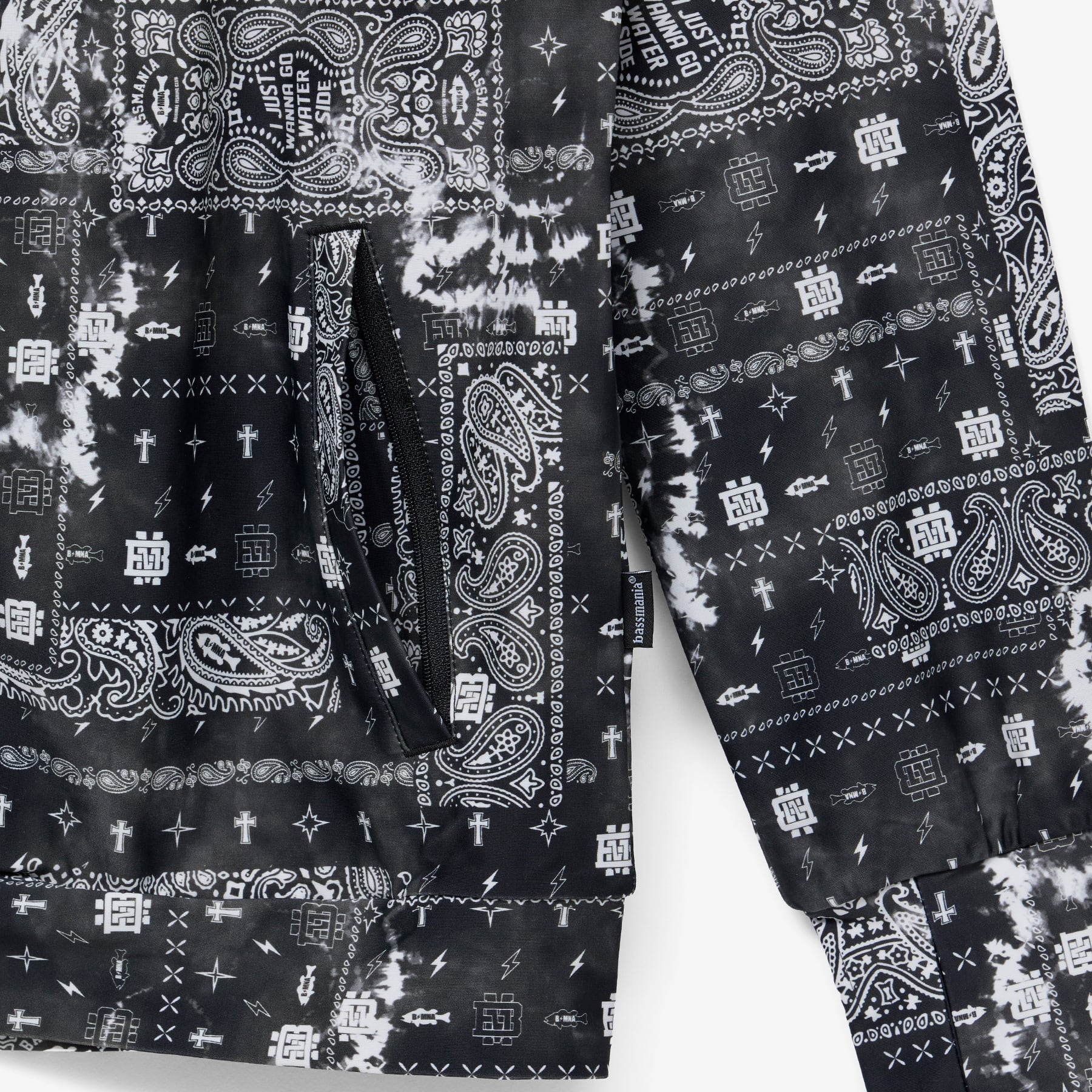 Original Pattern Uv Rush Zip Parka［BANDANA BLACK］［LIMITED