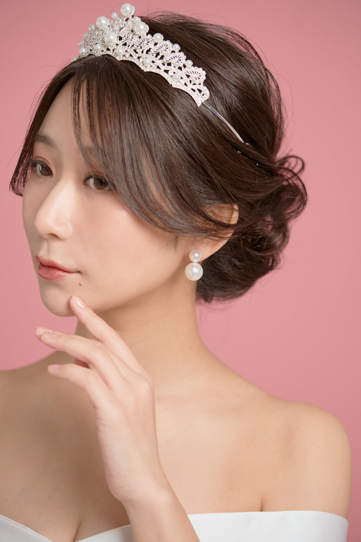 Elizabeth Bower】Pearl Dublet Stud ピアス／イヤリング