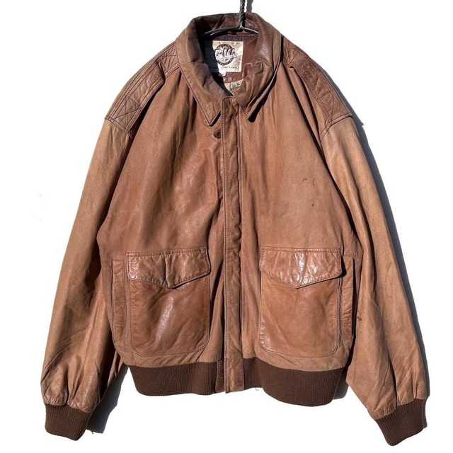 [G-III] Vintage A-2 Style Leather Jacket [1990s-] Vintage Type A-2 Leather Jacket