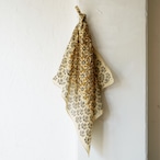 インドの草木染ブロックプリントバンダナ【48】