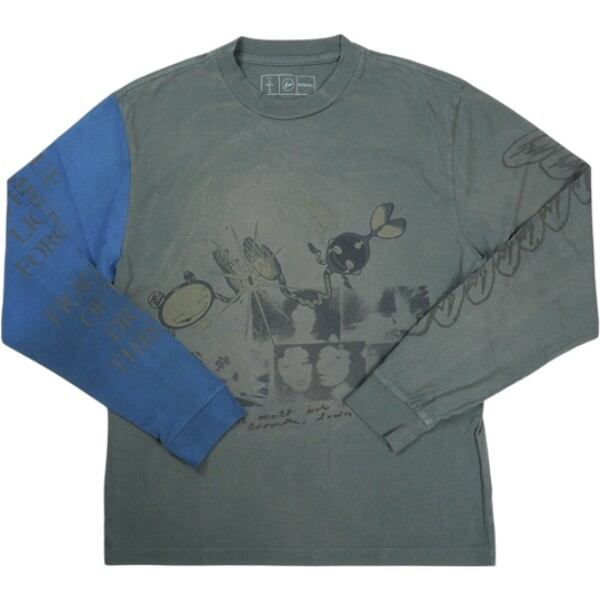 Travis Scott　Fragment 村上隆 長袖　シャツ Travis Scott Cactus Jack x Fragment x Takashi Murakami Drift