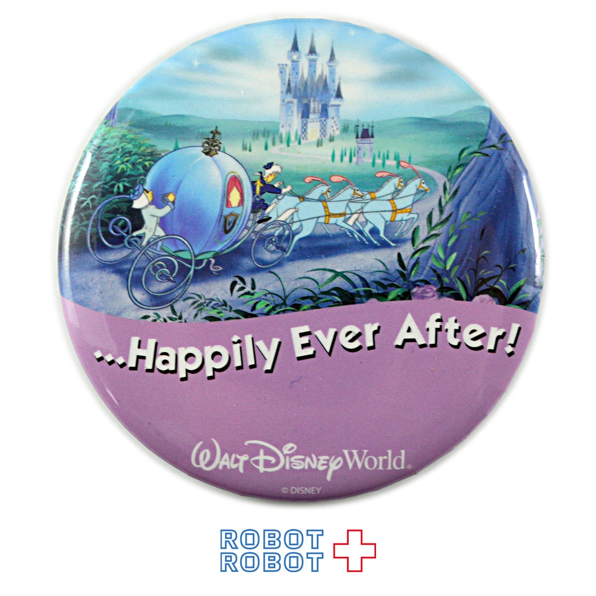 ディズニー缶バッジ WDW ハッピリーエバーアフター | ROBOTROBOT