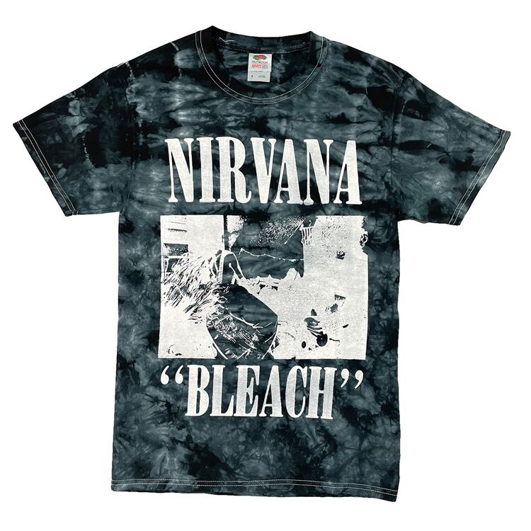 Outlet S Nirvana Bleach Tie Dye T Shirt ニルヴァーナ ブリーチ タイダイ染め バンドtシャツ Ol C Oguoy Destroy It Create It Share It