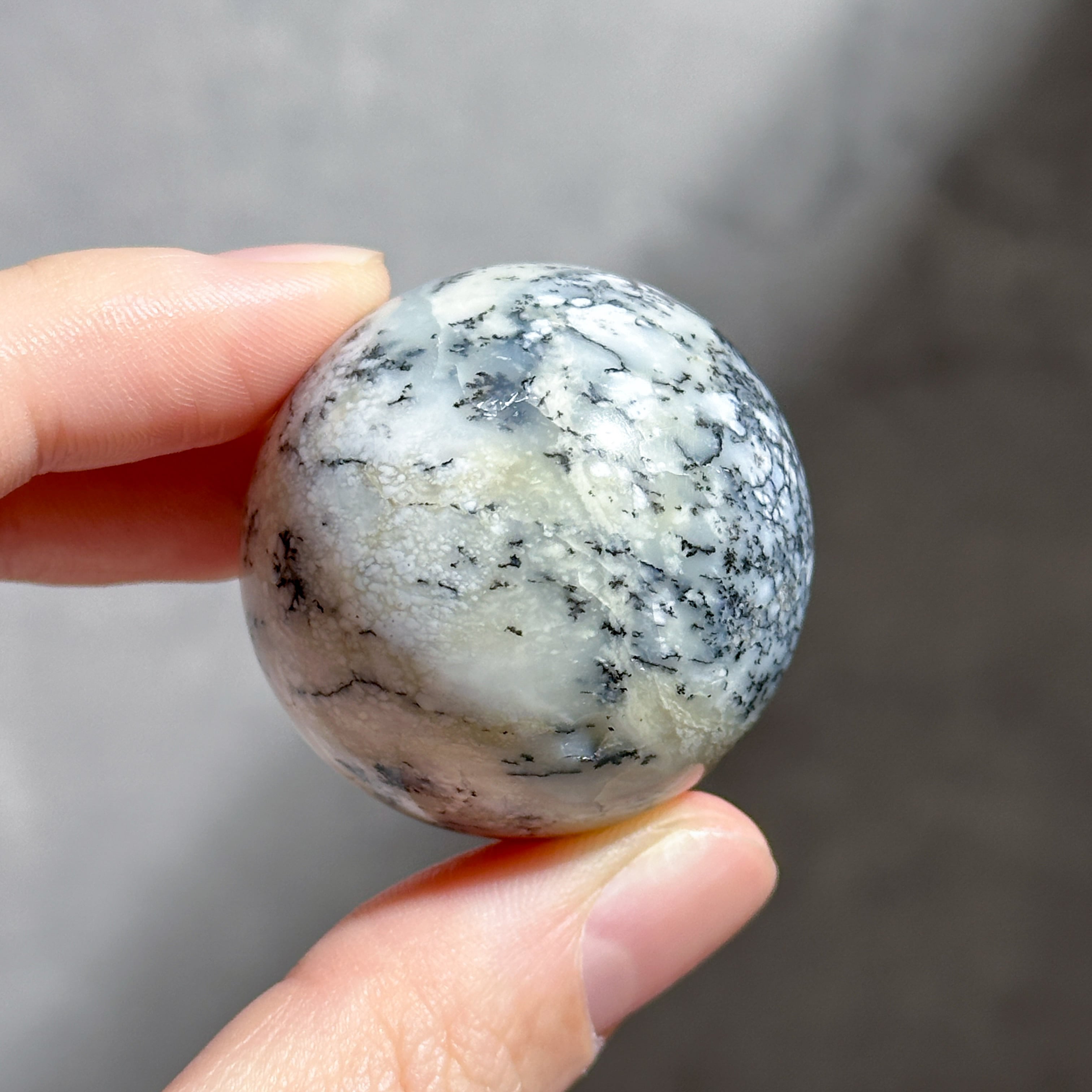 デンドリティックアゲート スフィア42◇ Dendritic Agate ◇天然石