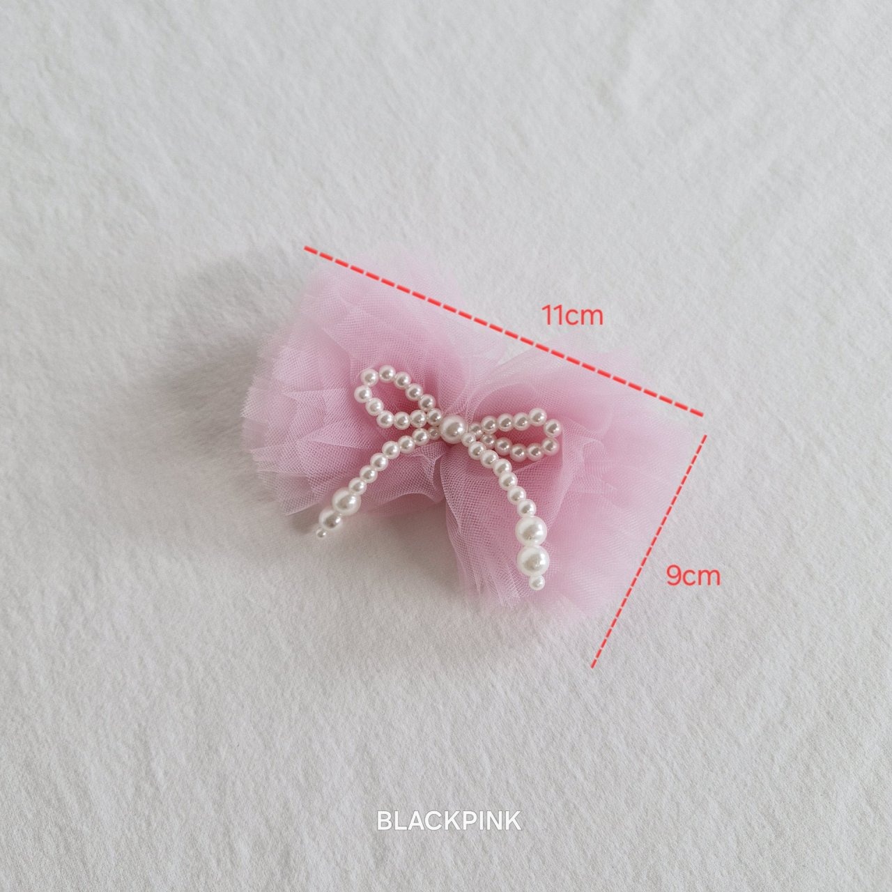 [BLACKPINK] Accessory) Sasha Pearl Ribbon Pin / [블랙핑크] 악세)샤샤진주리본핀